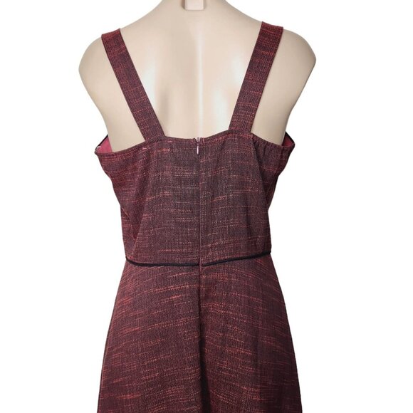 Red and Black Pinup Sheath Dress Size Medium - Picture 5 of 11